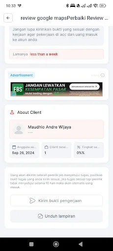 Gudang Tugas डाउनलोड करें – आसान टास्क से घर बैठे पैसे कमाएं - Screenshot 7