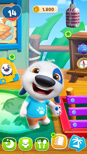My Talking Hank: Islands डाउनलोड करें – नया एडवेंचर और पेट केयर - Screenshot 9