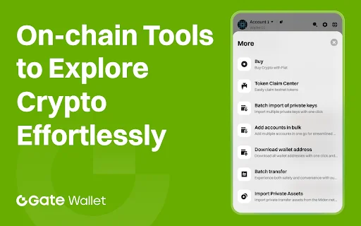 Gate Wallet डाउनलोड करें – सुरक्षित Web3 क्रिप्टो वॉलेट और ब्राउज़र एक्सटेंशन - Screenshot 5