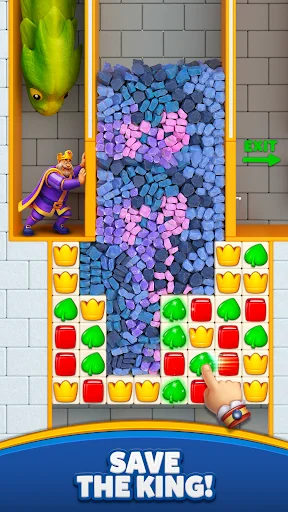 Royal Match डाउनलोड करें – किंग रॉबर्ट के महल को सजाएं और पहेलियाँ सुलझाएं - Screenshot 1