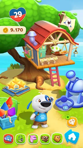 My Talking Hank: Islands डाउनलोड करें – नया एडवेंचर और पेट केयर - Screenshot 10