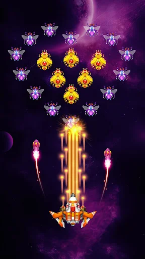Space shooter – Galaxy attack डाउनलोड करें – क्लासिक आर्केड गेम - Screenshot 15