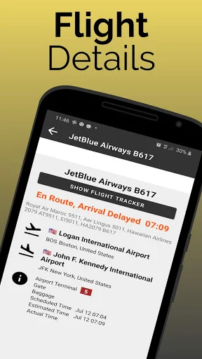 Baltimore Airport BWI ऐप डाउनलोड करें – लाइव फ्लाइट अपडेट्स - Screenshot 4