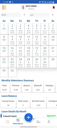 Sips Hrms ऐप डाउनलोड करें – कर्मचारियों के लिए सर्वश्रेष्ठ HR समाधान - Screenshot 12