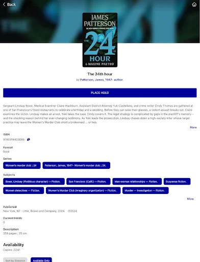 WRLS लाइब्रेरी कैटलॉग ऐप डाउनलोड करें – अपनी लाइब्रेरी की किताबें खोजें - Screenshot 16