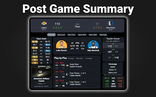 NBA Scoreboard डाउनलोड करें – लाइव NBA स्कोर और आंकड़े मुफ्त में - Screenshot 2