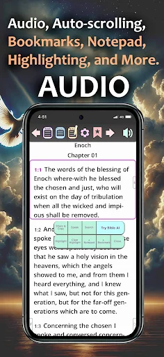 Jubilees, Jasher, Enoch, Bible डाउनलोड करें – संपूर्ण बाइबिल अध्ययन - Screenshot 2