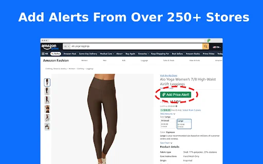 PriceLasso डाउनलोड करें: Amazon और 250+ स्टोर्स पर कीमत ट्रैक करें - Screenshot 2
