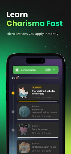 CharmXP डाउनलोड करें – AI के साथ अपनी बातचीत कौशल में सुधार करें - Screenshot 6