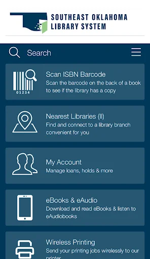 SE Oklahoma Library System डाउनलोड करें – डिजिटल लाइब्रेरी एक्सेस - Screenshot 7