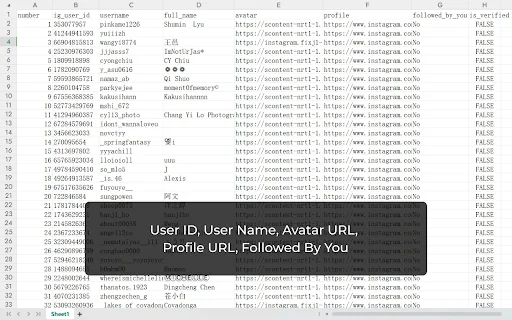 IG Followers Exporter डाउनलोड करें – Instagram डेटा एक्सपोर्ट टूल - Screenshot 3