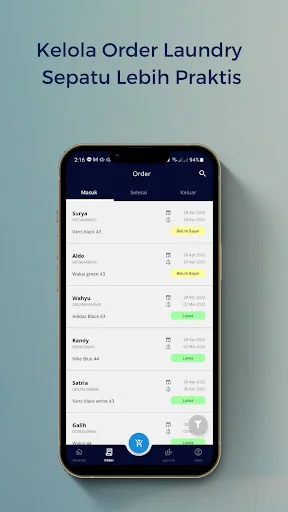 Revelle Laundry App डाउनलोड करें – बेस्ट शू लॉन्ड्री मैनेजमेंट - Screenshot 1