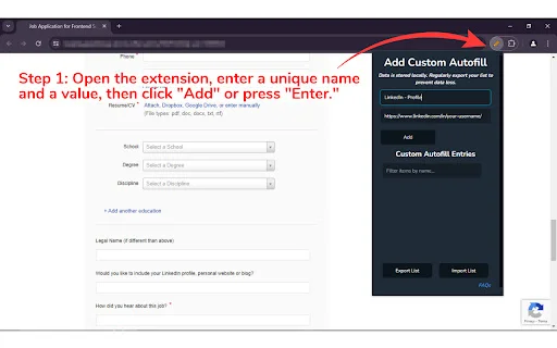Easy Custom Autofill डाउनलोड करें – बार-बार टाइप करने से छुटकारा पाएं - Screenshot 1