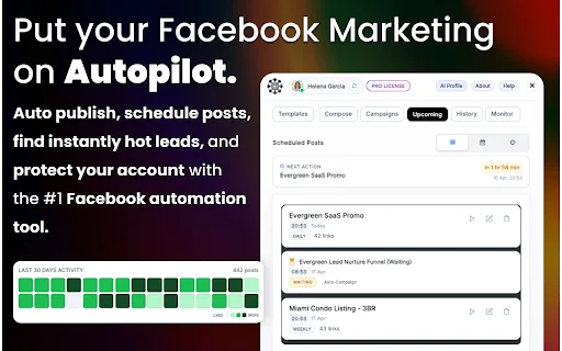 Facebook Groups Auto Poster और Scheduler डाउनलोड करें – LeadRadar - Screenshot 1