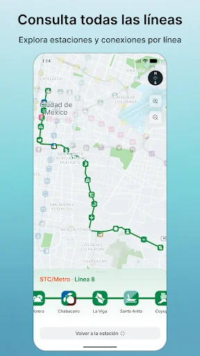 Metro CDMX – Viajes y Reportes डाउनलोड करें – मेक्सिको सिटी मेट्रो गाइड - Screenshot 6