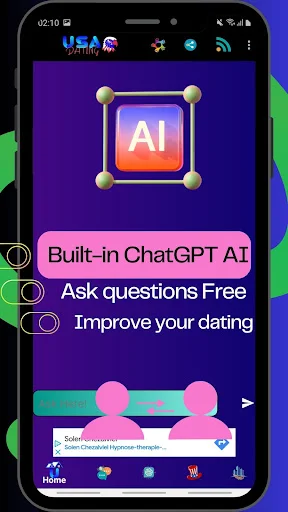 USA Dating ऐप डाउनलोड करें – अमेरिका और पेरिस में नए दोस्त बनाएं - Screenshot 19