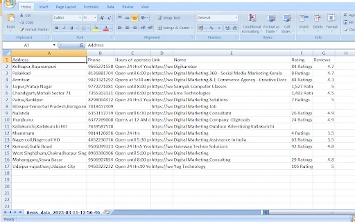 JD Data Scrapper Tool डाउनलोड करें – JustDial डेटा एक्सट्रैक्टर - Screenshot 3
