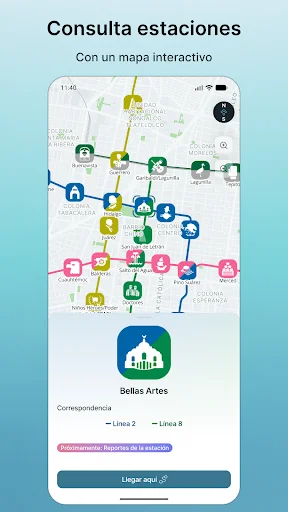 Metro CDMX – Viajes y Reportes डाउनलोड करें – मेक्सिको सिटी मेट्रो गाइड - Screenshot 5