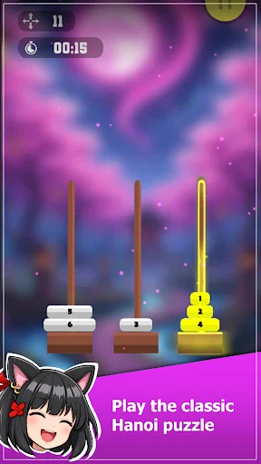 Hanoi Trial: Puzzle Decor डाउनलोड करें – मज़ेदार पहेली और होम डेकोर - Screenshot 3