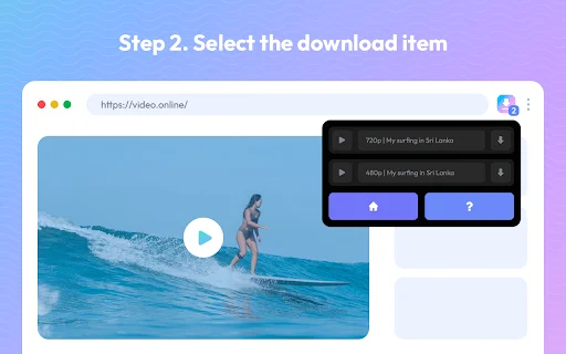 Video Downloader by Qooly – सबसे तेज़ वीडियो डाउनलोडर एक्सटेंशन - Screenshot 2