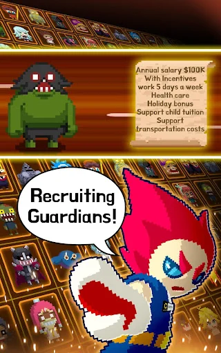 Videogame Guardians डाउनलोड करें – बेस्ट रेट्रो आइडल RPG गेम - Screenshot 14