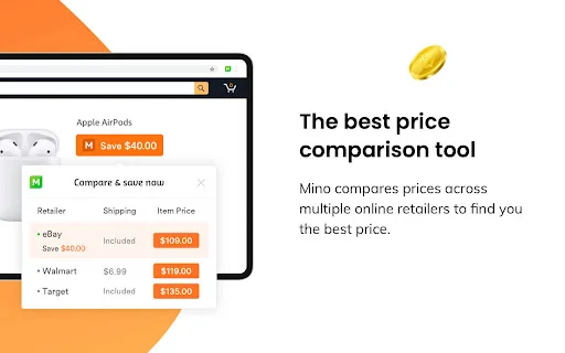 Mino: Automatic Coupons & Cash Back डाउनलोड करें – भारी बचत करें - Screenshot 5