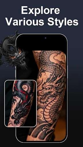 AI Tattoo Design डाउनलोड करें – बेहतरीन टैटू जेनरेटर और डिज़ाइन ऐप - Screenshot 2