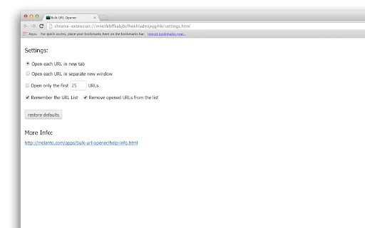 Bulk URL Opener डाउनलोड करें – एक साथ कई लिंक खोलें - Screenshot 2