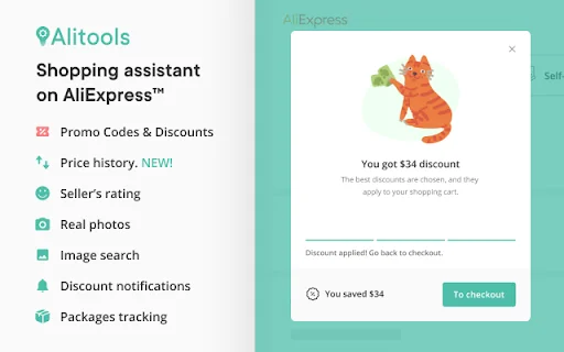 Alitools Shopping Assistant डाउनलोड करें – AliExpress पर पैसे बचाएं - Screenshot 1