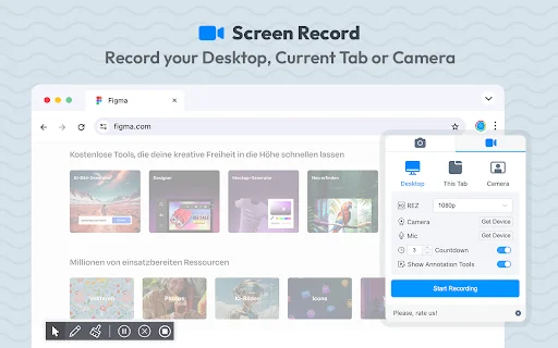 Screenshot & Screen Video Recorder डाउनलोड करें – सर्वश्रेष्ठ फ्री स्क्रीन टूल - Screenshot 1