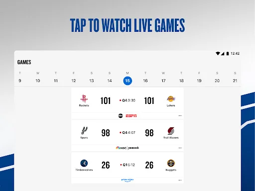 NBA: Live Games & Scores डाउनलोड करें – NBA मैच और अपडेट्स - Screenshot 27