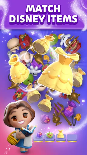 Disney Magic Match 3D डाउनलोड करें – डिज्नी पहेलियाँ हल करें - Screenshot 1