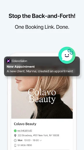 COLAVOSALON डाउनलोड करें – स्वतंत्र स्टाइलिस्टों के लिए सर्वश्रेष्ठ प्रबंधन ऐप - Screenshot 4
