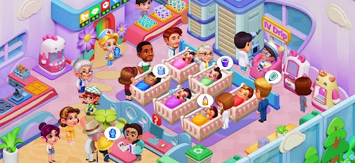 Hospital Madness: Clinic Games डाउनलोड करें – अपना क्लिनिक बनाएं - Screenshot 16