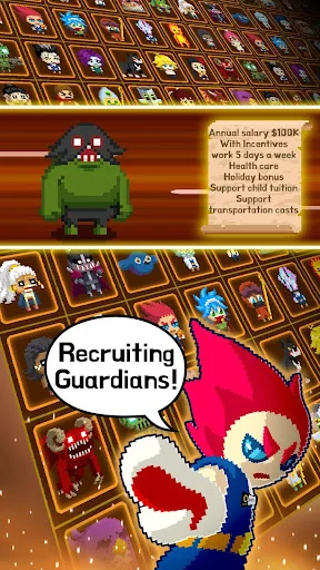 Videogame Guardians डाउनलोड करें – बेस्ट रेट्रो आइडल RPG गेम - Screenshot 4