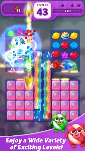 Lollipop: Sweet Taste Match 3 डाउनलोड करें – बेहतरीन पहेली गेम - Screenshot 6
