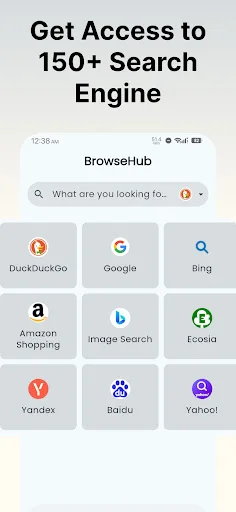 Browsehub: Private Browser डाउनलोड करें – 150+ सर्च इंजन, तेज़ और सुरक्षित - Screenshot 9