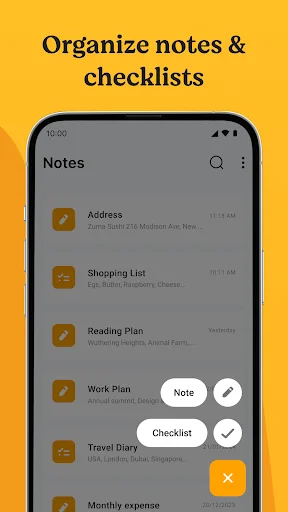 Notes App डाउनलोड करें – बेहतरीन नोट्स और टू-डू लिस्ट ऐप - Screenshot 3