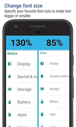 Big Font डाउनलोड करें – सिस्टम फॉन्ट साइज बढ़ाएं | फ़्री APK - Screenshot 1