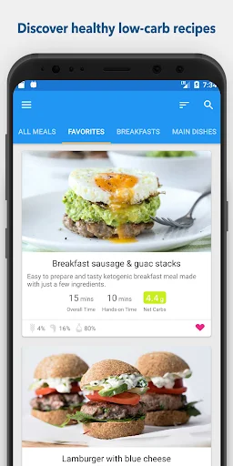 Keto Diet Tracker & Fasting डाउनलोड करें – कीटो रेसिपी और मैक्रो ट्रैकर - Screenshot 3