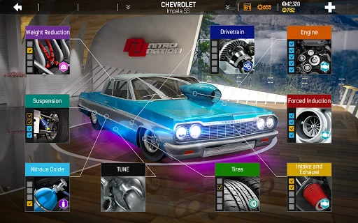 Nitro Nation Car Racing Game डाउनलोड करें – बेहतरीन ड्रैग और ड्रिफ्ट रेसिंग - Screenshot 11