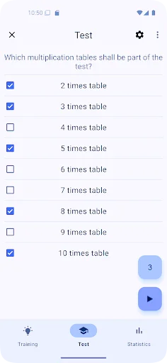 Times Tables ऐप डाउनलोड करें – गणित सीखें और गुणा अभ्यास करें - Screenshot 3