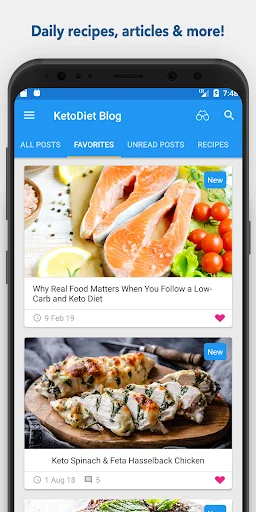 Keto Diet Tracker & Fasting डाउनलोड करें – कीटो रेसिपी और मैक्रो ट्रैकर - Screenshot 6