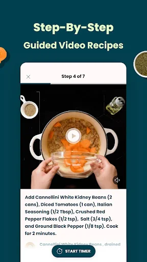 SideChef ऐप डाउनलोड करें – रेसिपी और मील प्लान के साथ खाना बनाना सीखें - Screenshot 24