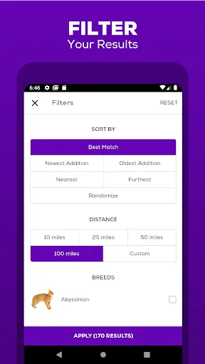 Petfinder – Adopt a Pet ऐप डाउनलोड करें: अपने पालतू जानवर को खोजें - Screenshot 3