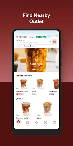 Kenangan Coffee App डाउनलोड करें – बेहतरीन कॉफी, कोई लाइन नहीं! - Screenshot 2