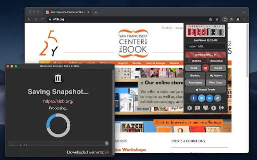 Wayback Machine डाउनलोड करें – इंटरनेट का इतिहास देखें और सुरक्षित करें - Screenshot 3