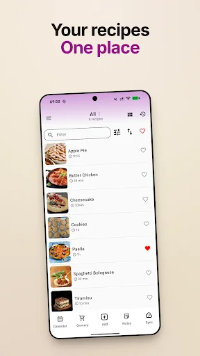 My Recipe Box डाउनलोड करें – अपना डिजिटल कुकबुक बनाएं - Screenshot 1