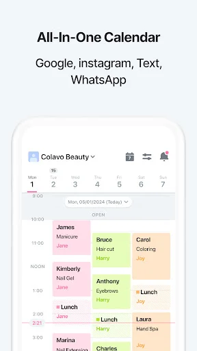 COLAVOSALON डाउनलोड करें – स्वतंत्र स्टाइलिस्टों के लिए सर्वश्रेष्ठ प्रबंधन ऐप - Screenshot 7