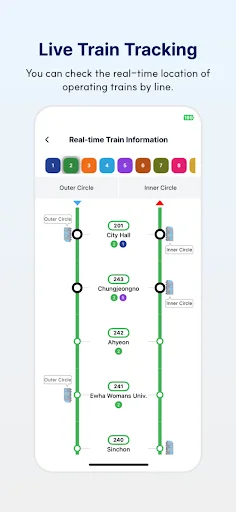 Seoul Subway – Official डाउनलोड करें – सियोल मेट्रो गाइड - Screenshot 4